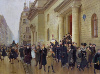 Verlassen des Lycée Condorcet, 1903 von Jean Beraud